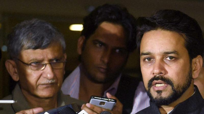 On January 2, the Supreme Court had removed BCCI president Anurag Thakur and secretary Ajay Shirke from their respective posts for their failure to bring transparency and accountability to BCCI. (Photo: PTI)