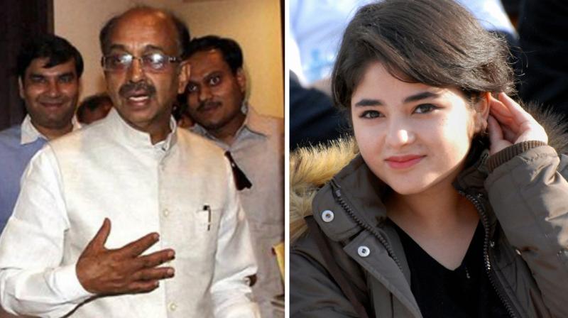 \Dangal\ actress Zaira Wasim rejected Sports Minister Vijay Goels comparison of a burkha clad womans painting to her. (Photo: