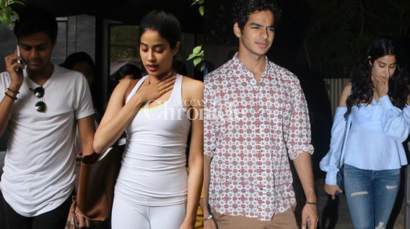 Just friends or more? Janhvi steps out with rumoured boyfriend, then with Ishaan