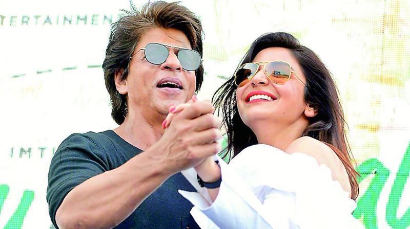 Anushka Sharma and Shah Rukh Khan