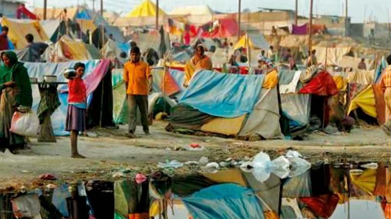 Some 135 families in Purakkad panchayat and surrounding areas continue to lead a troubled life in camps despite many representations and protests. (Representational image)