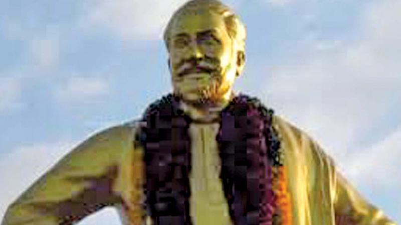 The statue was unveiled by the then chief minister M Karunanidhi on July 21, 2006.