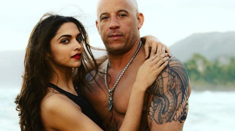 Deepika Padukone and Vin Diesel in a still from xXx: Return of Xander Cage.