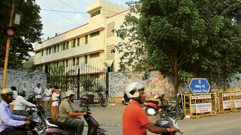 The Maharanis College Hostel on Sheshadri Road, where pervert Abu Taleem terrorised girl inmates.