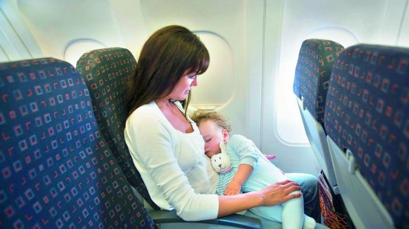 CHANGING TIMES: Children below 12 will not be allowed to sit in rows 1-4 and 11-14 (zones for business travellers) in Indigo airlines.