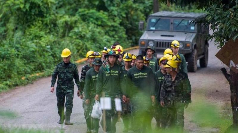 Four boys among the group of 13 trapped in a flooded Thai cave for more than a fortnight were rescued on July 8 after surviving a treacherous escape, raising hopes elite divers would also save the others soon. (Photo: AFP)
