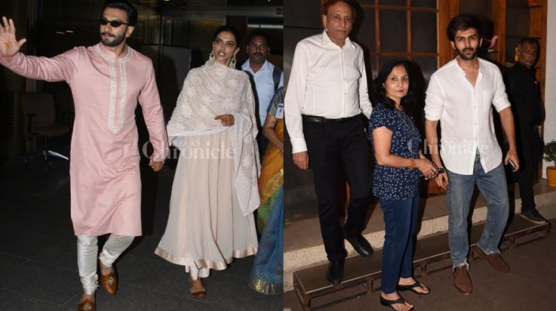 DeepVeer back in Mumbai, Kartik Aaryan celebrates birthday