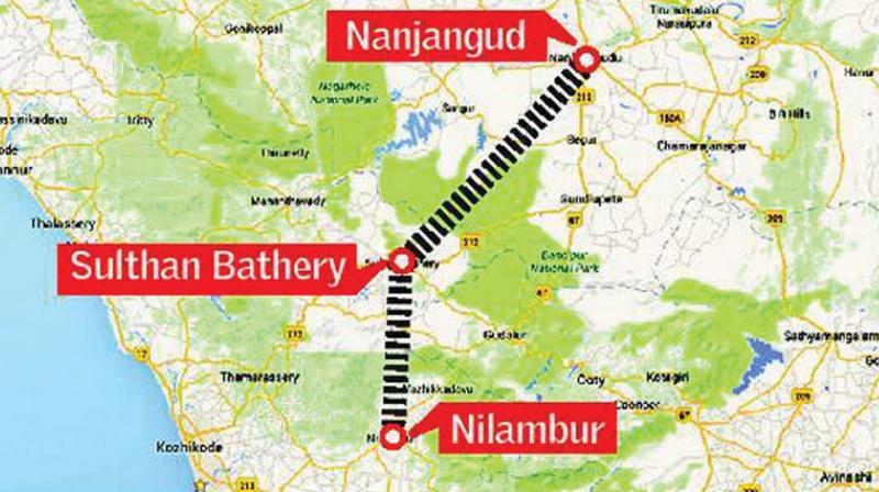 Nilambur-Nanjangud railway project.