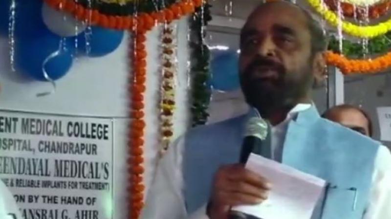 Minister of State for Home Affairs Hansraj Ahir was speaking at the inauguration of a 24x7 store for generic medicines at a government-run hospital in eastern Maharashtras Chandrapur, which he represents in the Lok Sabha.