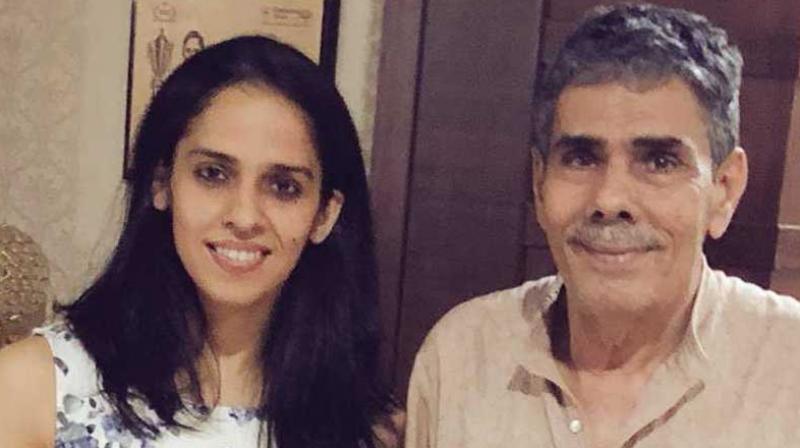 The 2010 Commonwealth Games gold medallist wrote a letter to a senior IOA office-bearer currently in Gold Coast where she had said that if her fathers name is not cleared as \an official\, she will not take part in the quadrennial extravaganza. (Photo: Twitter / Saina Nehwal)