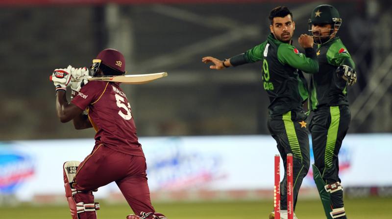 Shadab has played one Test, 17 one-dayers and 15 Twenty20 internationals since making his debut last year. (Photo: AFP)