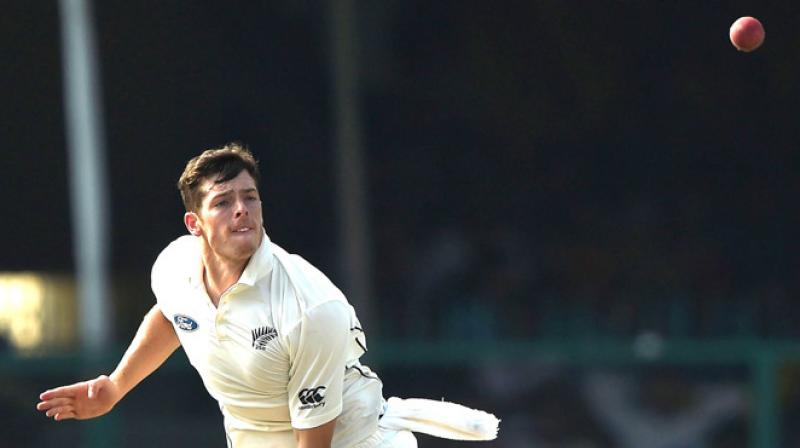 Santner suffered discomfort during the limited overs matches against England and had a scan, which revealed a bone defect. (Photo: AFP)
