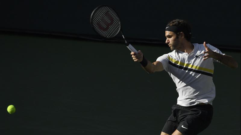 Federer advances to the quarter-finals where he will face South Koreas Chung Hyeon who defeated 30th-seeded Pablo Cuevas 6-1, 6-3 earlier on Wednesday. (Photo: AP)