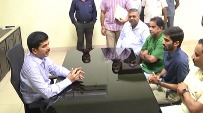 Badminton champion Kidambi Srikanth submitted his joining report to Guntur collector Kona Shashidhar and took formal charge on Wednesday. (YouTube | Screengrab)