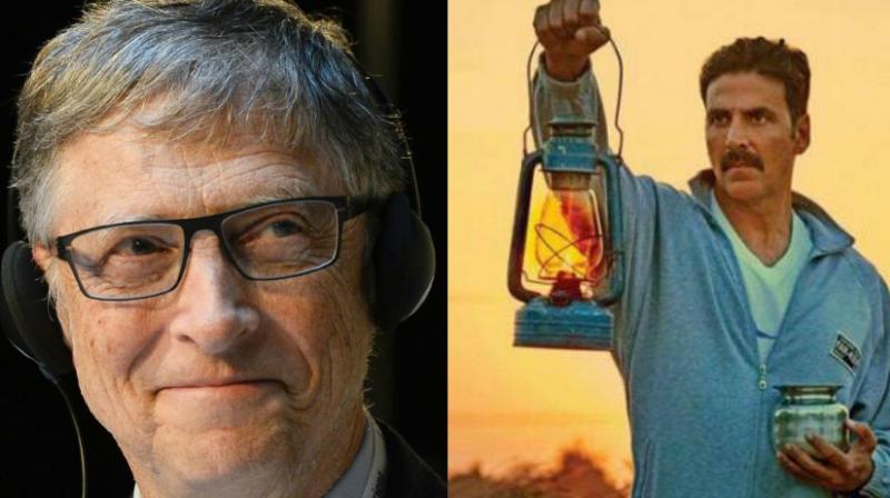Bill Gates, Akshay Kumar in Toilet: Ek Prem Katha.