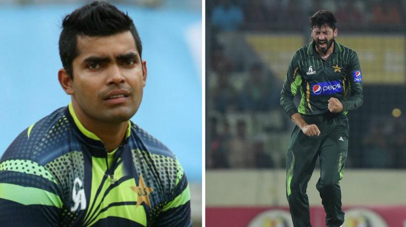 The PCB has imposed a fine of 50 per cent of match fee of Umar Akmal and Junaid Khan and has put the duo under observation for a period of one month, starting from May 18. (Photo: AFP)