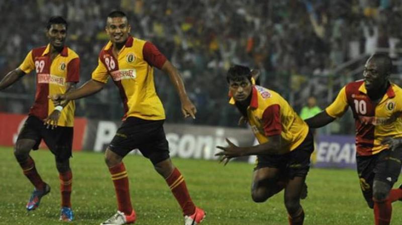 Relegated Mumbai FC capped of their worst ever season with 4-0 embarrassment against East Bengal at Cooperage football ground here on Saturday.