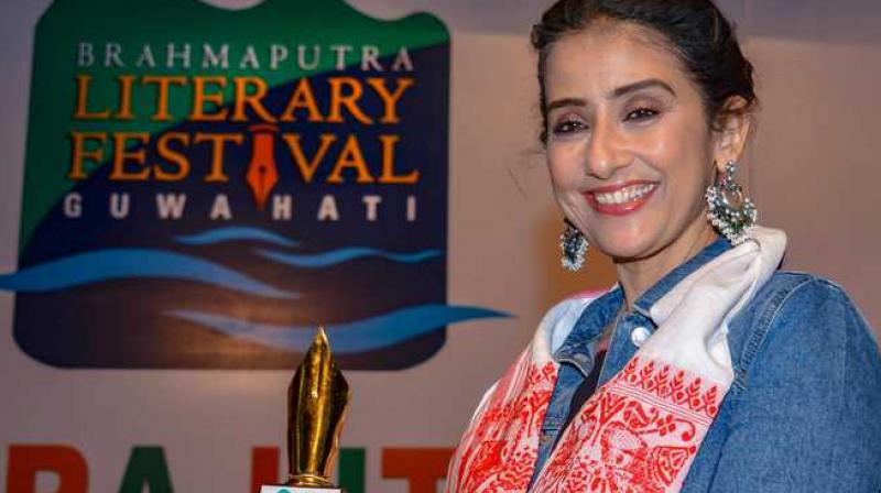 Manisha Koirala a Brahmaputra Literary Festival 2019.