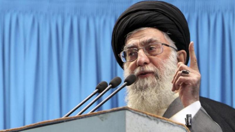 Irans supreme leader Ayatollah Ali Khamenei.