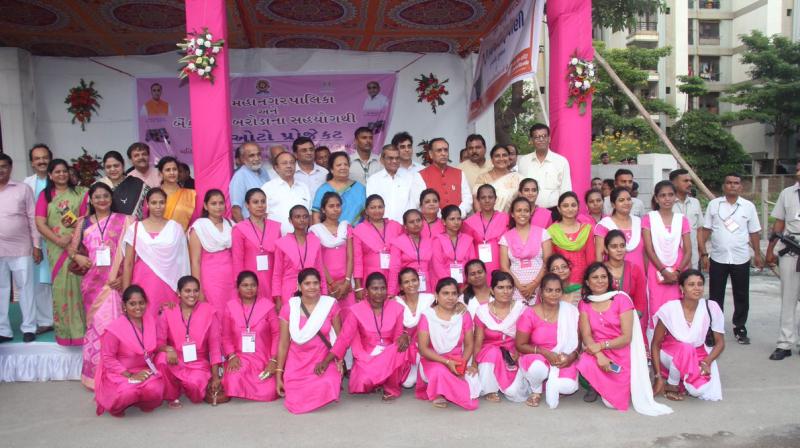 Pink Power: Surat Municipality starts Pink Auto Service for women, by women