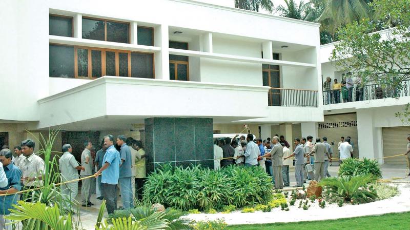 The sprawling mansion, which will be converted into a memorial of its high-profile owner who ruled Tamil Nadus political arena for nearly three decades.