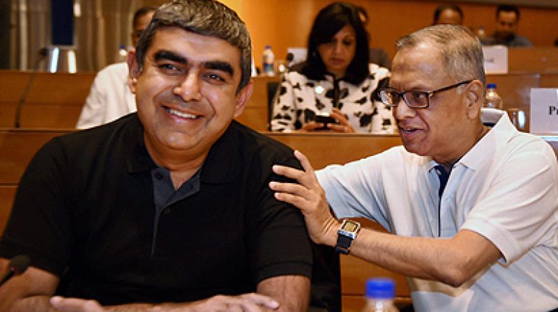Vishal Sikka, the first non-founder CEO of Infosys, on Friday resigned from the company following months of acrimony with high-profile founders, led by NR Narayana Murthy citing malicious and personal attacks on him. (Photo: PTI)