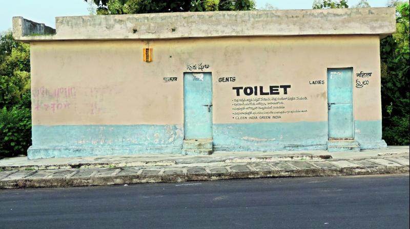 Toilets constructed by the National Highway Authority are generally locked and do not have water.(Photo: DC)