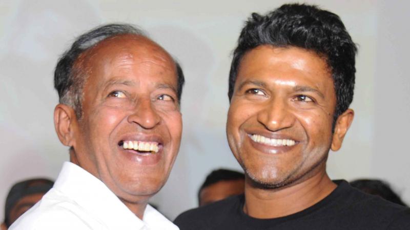 Honnavalli Krishna was all praise for Puneeth, saying that as a child artiste, Puneeth was a very quick learner.