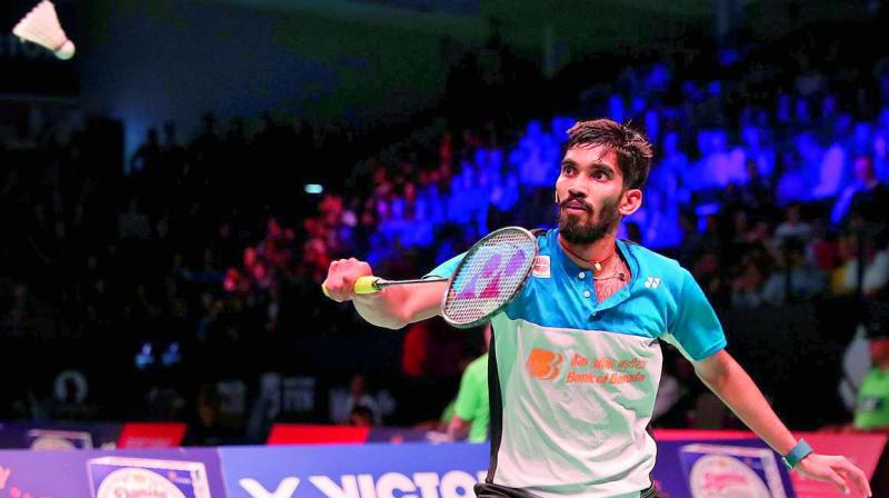 Kidambi Srikanth in action in this file picture.