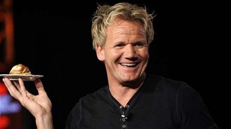 In 2016 when asked by a follower on Twitter if he had any allergies, Ramsay wrote:  Vegans . (Photo: AP)