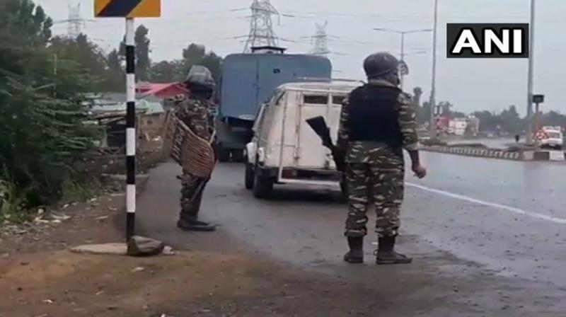 Deferred visuals: Train services have been suspended in the valley due to apprehensions of law and order problems. (Photo: ANI/Twitter)