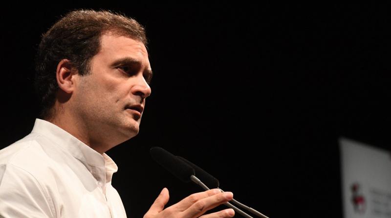 Rahul Gandhi also referred to the killing of his father and former prime minister Rajiv Gandhi by the LTTE in 1991.  (Photo: PTI)