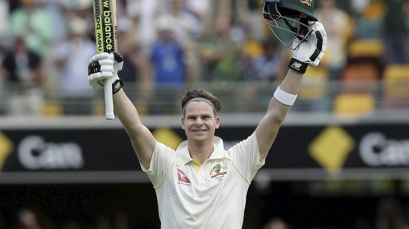 Steve Smith, the Australian skipper played one of his greatest Test knocks with an unbeaten 141, crafted over eight and a half hours, to deliver his team a 26-run lead over the tourists on the third day. (Photo: AP)