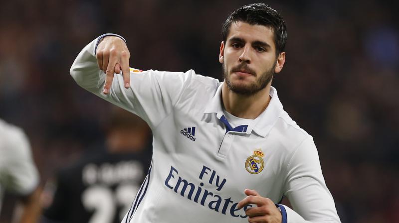 Alvaro Morata  backed the defending Premier League champions to go toe-to-toe with Europes top sides, including his former club Real Madrid, who won their second successive Champions League title last season.(Photo: AP)
