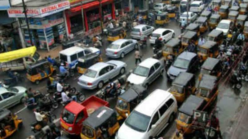 Traffic towards Basheerbagh Junction will be diverted to Himayatnagar. (Representational image)