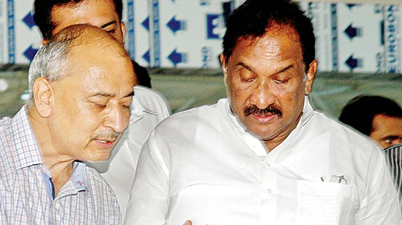 Minister K.J. George launches Namma Metro Mobile App of BMRCL in Bengaluru on Friday 	(Photo: DC)