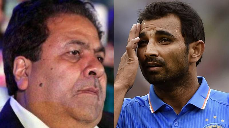 Indian Premier League (IPL) chairman Rajeev Shukla has stated that necessary action will be taken against cricketer Mohammed Shami once the Committee of Administrators (CoA) submits its report. (Photo: BCCI / AP)