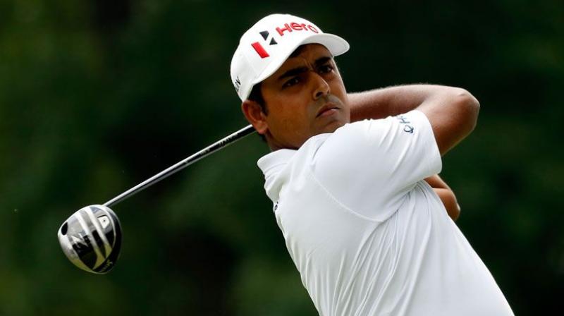 The 29-year-old Anirban Lahiri, who came into the week following a streak of three missed cuts and a ranking that was fast dropping, had the best card for the day as he rose from overnight tied 27 to finish at 10-under 272.(Photo: AFP)