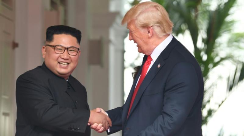 Addressing Trump, Kim describes their June 12 summit in Singapore, and the resulting joint statement, as the start of a meaningful journey. (Photo: AFP)