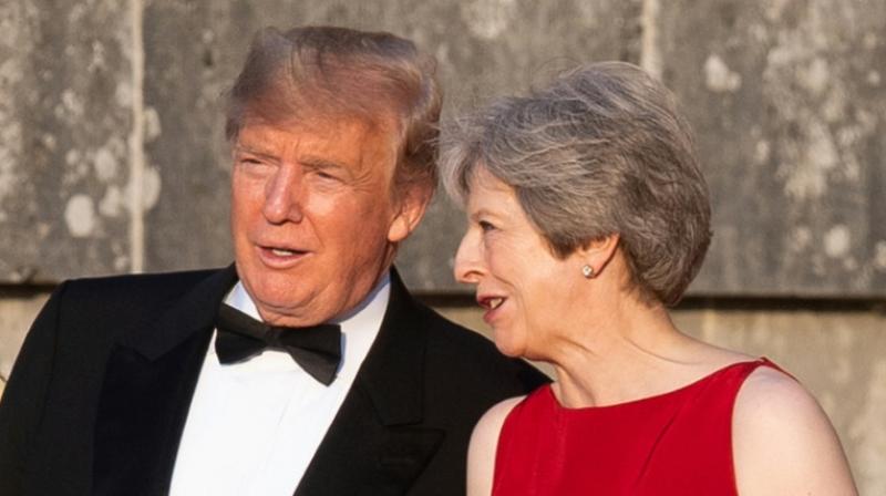 As he began a four-day visit to Britain on Thursday, Trump, a major supporter of Brexit, told The Sun that he had advised May to go about leaving the EU in a different way but was ignored. (Photo: AFP)