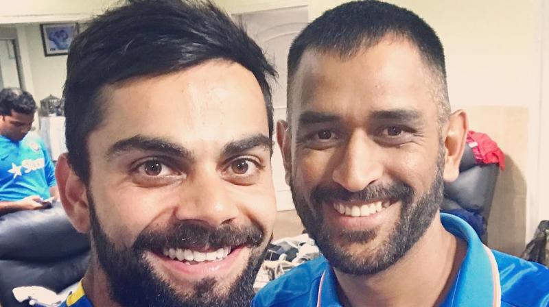 Virat Kohli, MS Dhoni and some other team members celebrated the T20 victory against South Africa by having a dinner party. (Photo: Twitter / Virat Kohli)