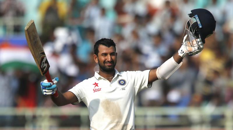Pujara has scored three Test hundreds in last three Tests. (Photo: AP)