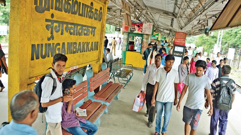 Nungambakkam railway station. (Photo: DC)