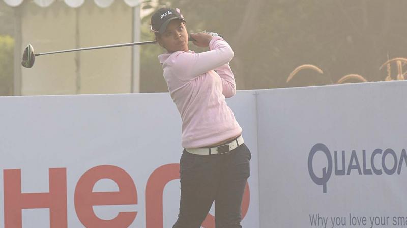 Vani Kapoor positioned herself to make a push for the big time on the opening day of the Hero Womens Indian Open