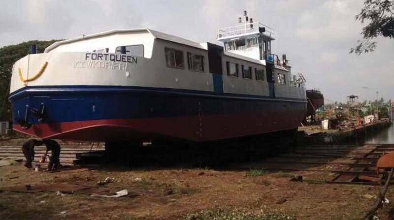 The new boat Fort Queen will commence services on the Fort Kochi-Vypeen route. (Photo: DC)