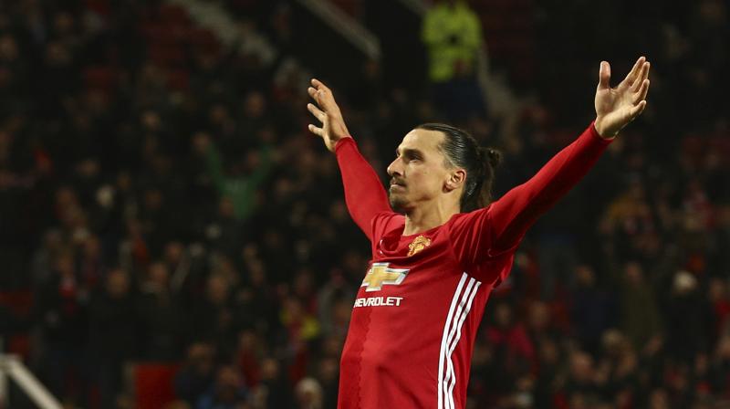 Ibrahimovic put United ahead in the second minute and although Ashley Fletcher equalised, Martials second-half brace restored the hosts control. (Photo: AP)