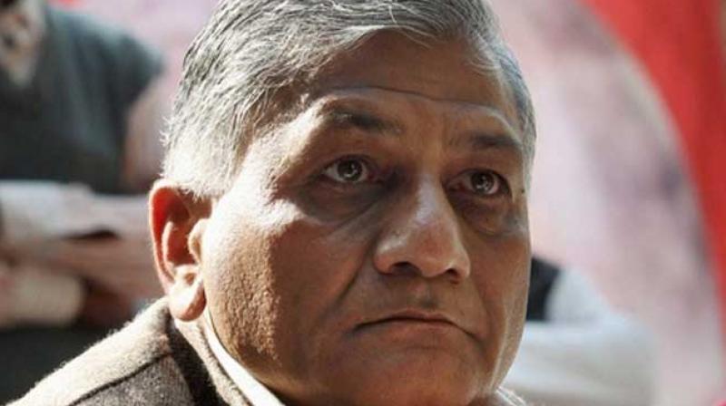 Minister of State for External Affairs VK Singh (Photo: PTI)