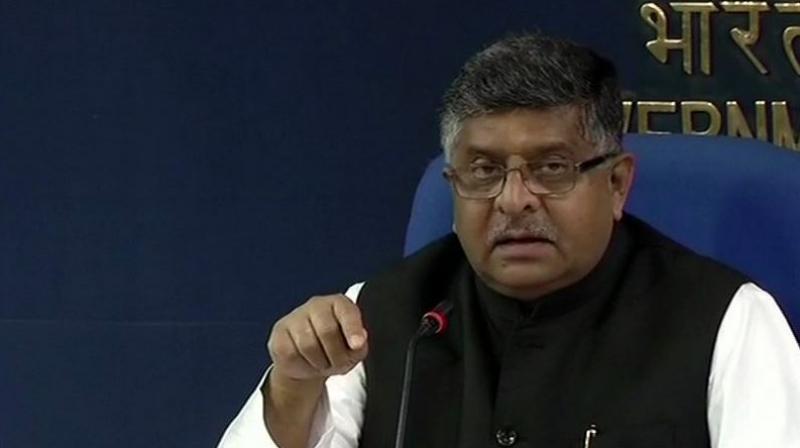 I appeal to Sonia Gandhi to rise above vote bank politics. I would also request the same from Mayawati and Mamata Banerjee, Union Minister Ravi Shankar Prasad said. (Photo:L