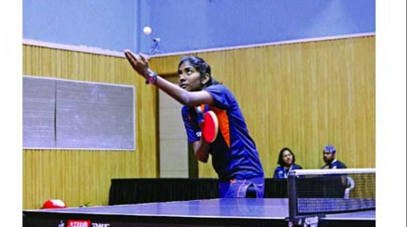 S. Selena represents Maharashtra United in the Ultimate Table Tennis league.