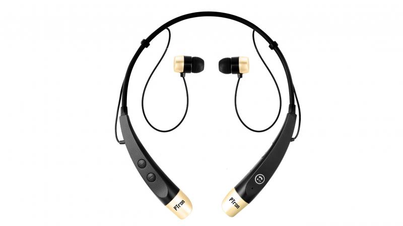 The earphones come attached with a neckband that allows you to control music with multifunction control buttons.